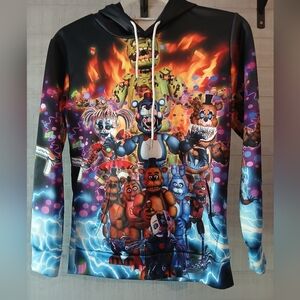 Five Nights at Freddy's Graphic Hoodie - Multicolor Size Medium Youth FF#330